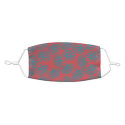 Coral & Teal Kid's Cloth Face Mask