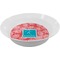 Coral & Teal Dinner Set - 4 Pc (Personalized)