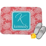 Coral & Teal Memory Foam Bath Mat - 24"x17" (Personalized)