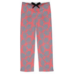 Coral & Teal Mens Pajama Pants