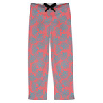 Coral & Teal Mens Pajama Pants - XS
