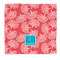 Coral & Teal Microfiber Dish Rag - Front/Approval