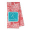 Coral & Teal Kitchen Towel - Microfiber (Personalized)