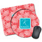 Coral & Teal Mouse Pads - Round & Rectangular