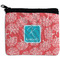 Coral & Teal Neoprene Coin Purse - Front