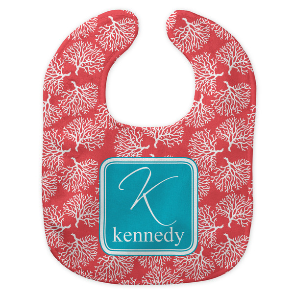 Coral & Teal New Bib Flat Approval