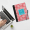 Coral & Teal Notebook Padfolio - LIFESTYLE (large)