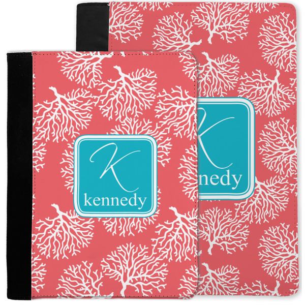 Coral & Teal Notebook Padfolio - MAIN