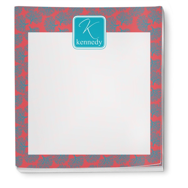Coral & Teal Notepad - Apvl