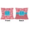 Coral & Teal Outdoor Pillow - 20x20