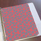 Coral & Teal Page Dividers - Set of 5 - In Context
