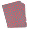 Coral & Teal Page Dividers - Set of 5 - Main/Front