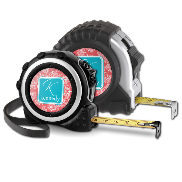 Coral & Teal Parent tape measure