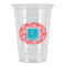 Coral & Teal Party Cups - 16oz (Personalized)