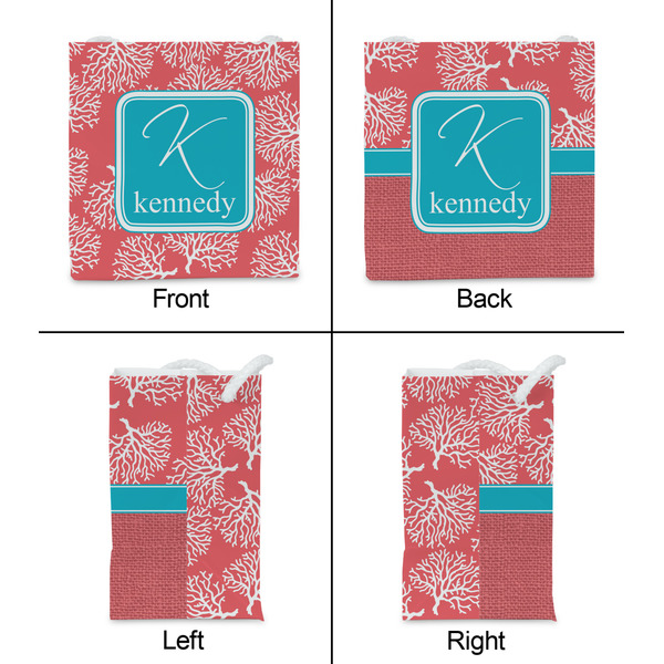 Coral & Teal Party Favor Gift Bag - Matte - Approval