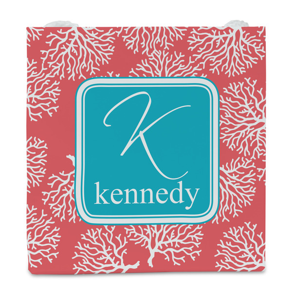 Coral & Teal Party Favor Gift Bag - Matte - Front