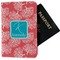 Coral & Teal Passport Holder - Fabric (Personalized)