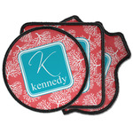 Coral & Teal Iron on Patches (Personalized)