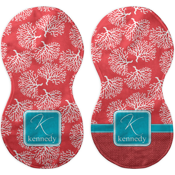 Coral & Teal Peanut Shaped Burps - Approval