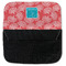 Coral & Teal Pencil Case - Back Open