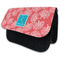 Coral & Teal Pencil Case - MAIN (standing)