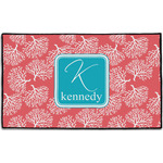 Coral & Teal Door Mat - 60"x36" (Personalized)