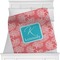 Coral & Teal Personalized Blanket