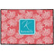 Coral & Teal Personalized Door Mat - 36x24 (APPROVAL)