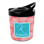 Coral & Teal Plastic Ice Bucket (Personalized)