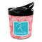 Coral & Teal Personalized Plastic Ice Bucket