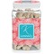 Coral & Teal Dog Treat Jar (Personalized)