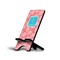 Coral & Teal Cell Phone Stand (Small) (Personalized)