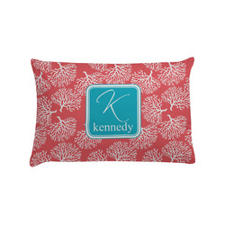 Coral & Teal Pillow Case - Standard (Personalized)