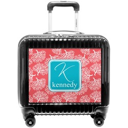 Coral & Teal Pilot / Flight Suitcase (Personalized)