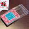 Coral & Teal Playing Cards - In Package