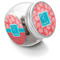 Coral & Teal Puppy Treat Container - Main