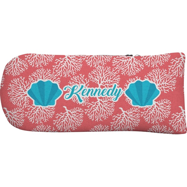 Coral & Teal Putter Cover (Front)