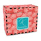 Coral & Teal Recipe Box - Full Color - Front/Main
