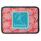 Coral & Teal Rectangle Patch