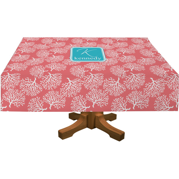 Coral & Teal Tablecloths (Personalized)