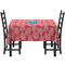 Coral & Teal Tablecloth (Personalized)