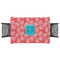 Coral & Teal Tablecloth - 58"x58" (Personalized)