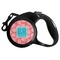 Coral & Teal Retractable Dog Leash - Small (Personalized)