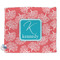 Coral & Teal Security Blanket - Front View