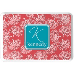 Coral & Teal Serving Tray (Personalized)