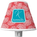 Coral & Teal Shade Night Light (Personalized)