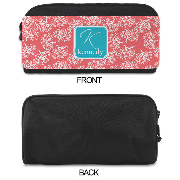 Coral & Teal Shoe Bags - APPROVAL