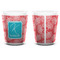 Coral & Teal Shot Glass - White - APPROVAL