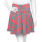 Coral & Teal Skater Skirt - Front