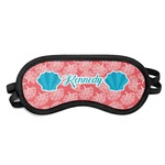 Coral & Teal Sleeping Eye Mask - Small (Personalized)